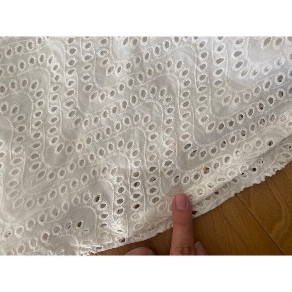 NWT  Express Ivory Eyelet SKIRT WOMEN’S Size 10 - Picture 10 of 12